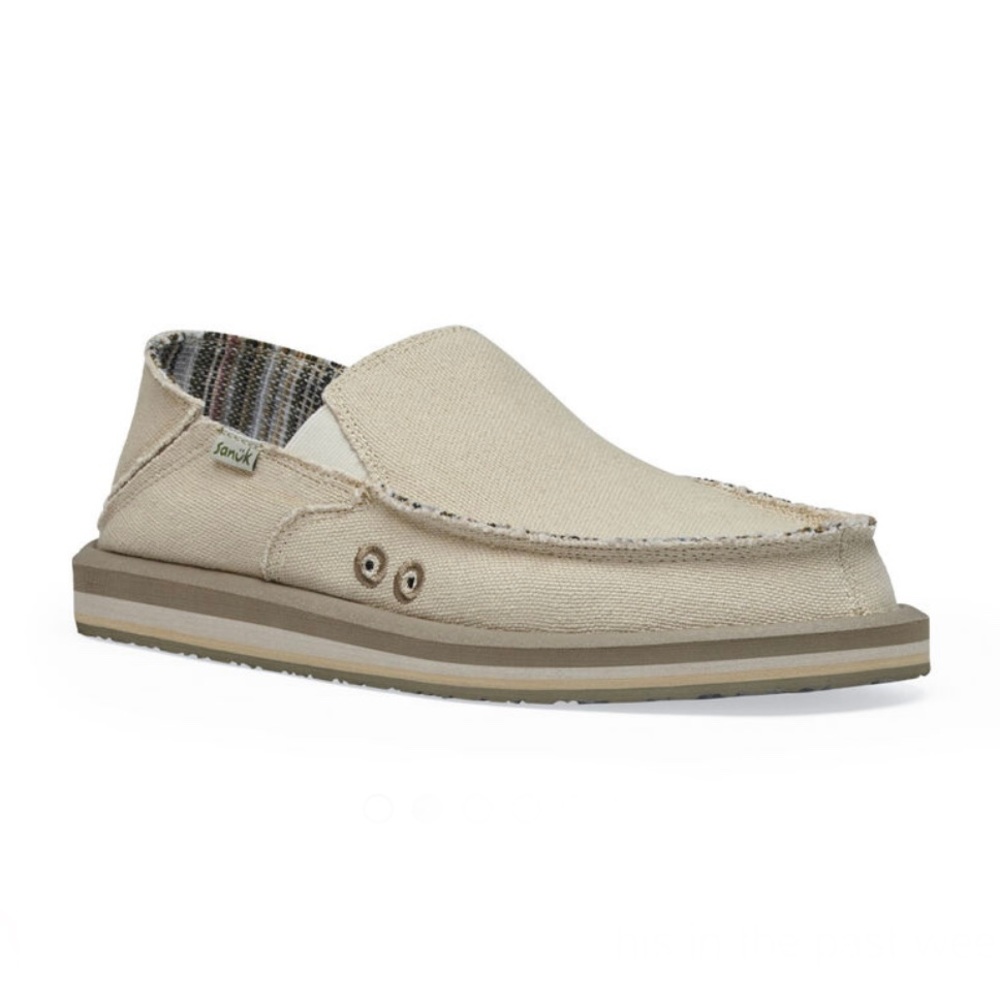 Sanuk Vagabond Hemp Natural Color Size Listed Below